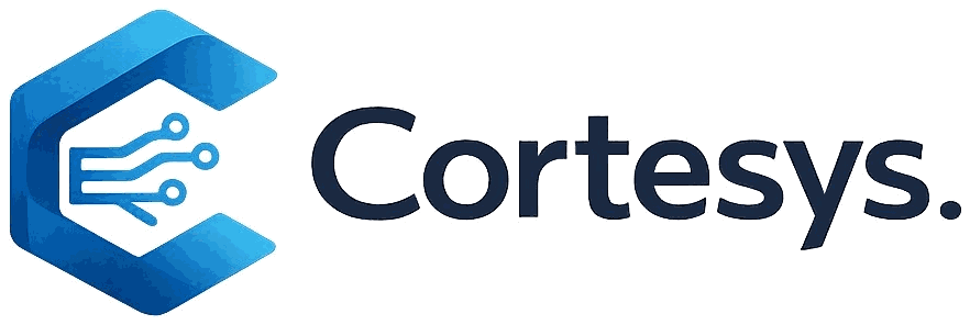 Cortesys Pvt Ltd logo, colour version